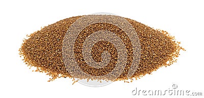 Portion of teff grain on a white background Stock Photo