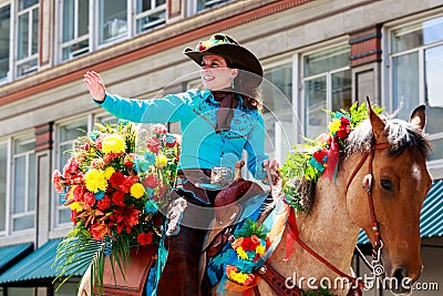 Portland Grand Floral Parade 2014 Editorial Stock Photo