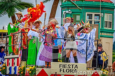 Portland Grand Floral Parade 2017 Editorial Stock Photo