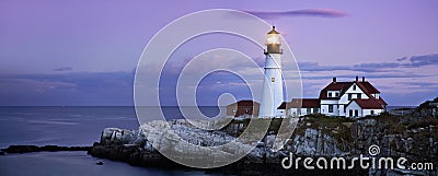 Portland Head Light Stock Photo