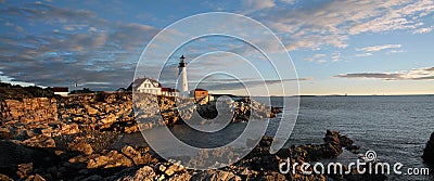 Portland Head Light Stock Photo