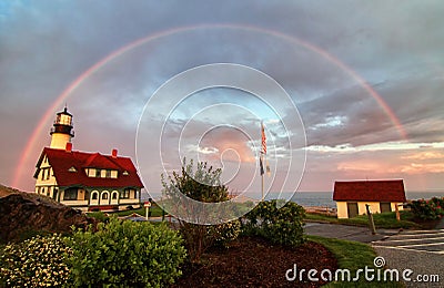 Portland Head Light Stock Photo