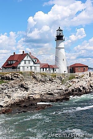 Portland Head Light Stock Photo