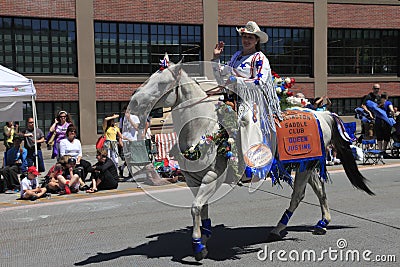 Portland - JUNE 12-2010: Rose festival parade Editorial Stock Photo