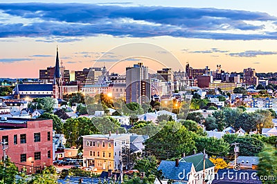 Portland, Maine Skyline Stock Photo