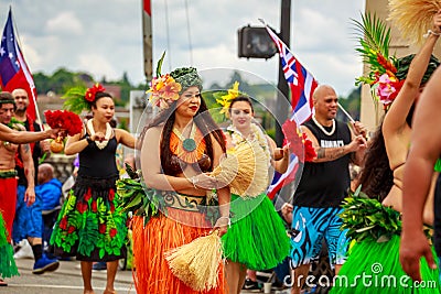 Portland Grand Floral Parade 2019 Editorial Stock Photo