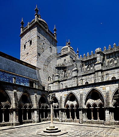 Porto Cathedral Stock Photo