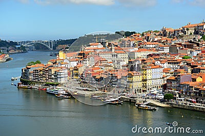 Porto Old City River View, Porto, Portugal Stock Photo