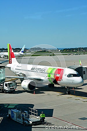 Porto, Portugal - july 10 2022 : airport Editorial Stock Photo