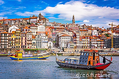 Porto, Portugal Skyline Stock Photo