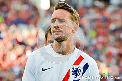 PORTO, PORTUGLAL - June 09, 2019: Luuk de Jong during the UEFA Nations League Finals match between national team Portugal and Editorial Stock Photo