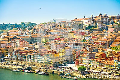 Porto Ribeira Waterfront Stock Photo