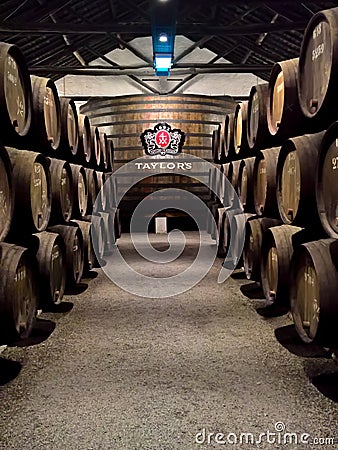 Porto Wine Caves Editorial Stock Photo