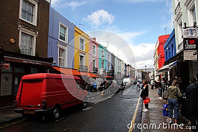 Portobello Road Editorial Stock Photo