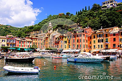 Portofino harbor Stock Photo