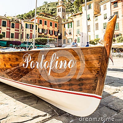 Portofino landmark detail Stock Photo