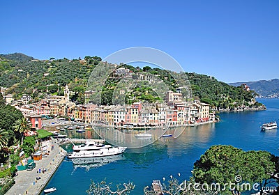 Portofino in liguria Stock Photo