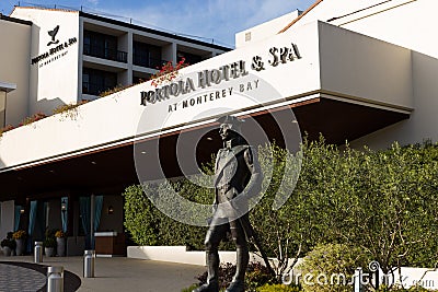 A Portola Hotel and Spa in Monterey Editorial Stock Photo