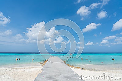 PortoMari beach Curacao Editorial Stock Photo