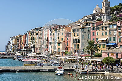 Portovenere, Cinque Terre, Italy Editorial Stock Photo