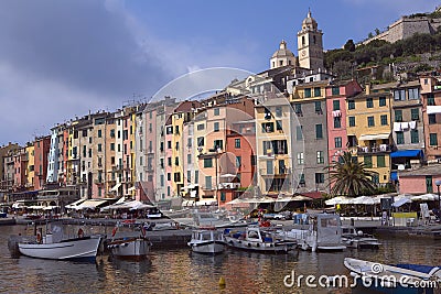 Portovenere in Italy Stock Photo