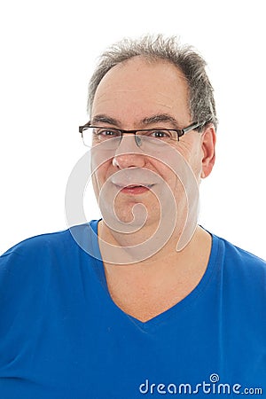 Portrait adult man Stock Photo