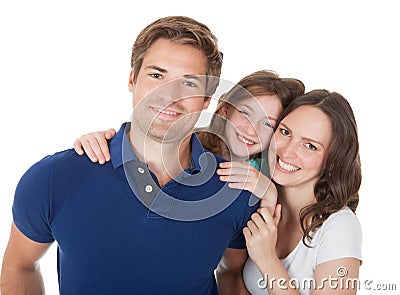 Portrait of affectionate family Stock Photo