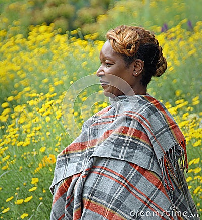 Portrait of african woman Editorial Stock Photo