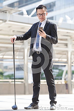 Business golf Stock Photo