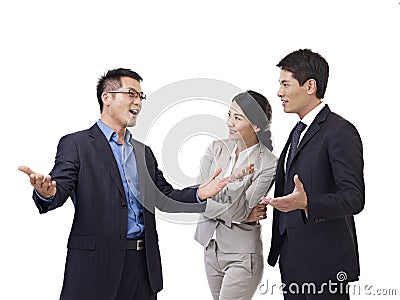 Portrait of asian business team Stock Photo