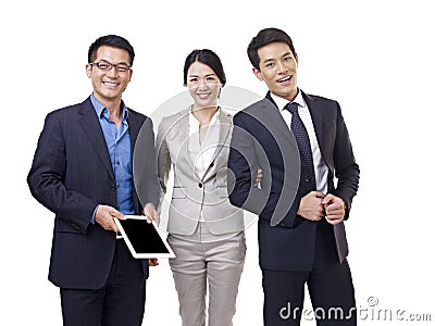 Portrait of asian business team Stock Photo