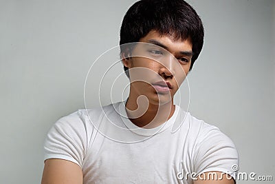 Portrait Of Asian Male Model Royalty-Free Stock Photography