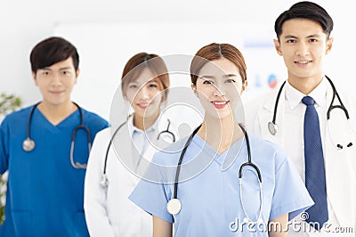 Asian medical team, doctors and nurses. Stock Photo