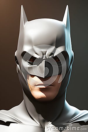 Portrait of Batman. Generative Artificial Intelligence Editorial Stock Photo