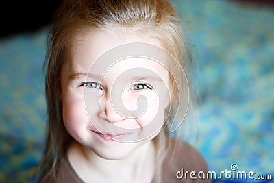 Portrait of a beautiful liitle girl Stock Photo