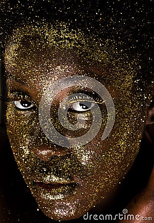 Glitter Girl Stock Photo