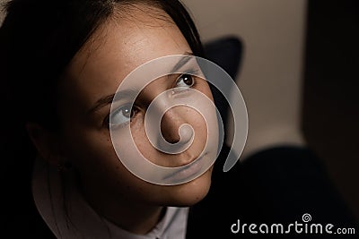 A portrait of a beautiful young woman Stock Photo