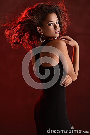 Portrait of a beautiful young woman Stock Photo