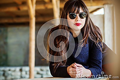 Portrait of a beautiful young woman Stock Photo