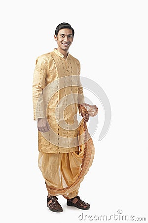 Portrait of a Bengali man smiling Stock Photo