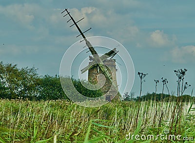 Portrait of Brograve Mill Stock Photo