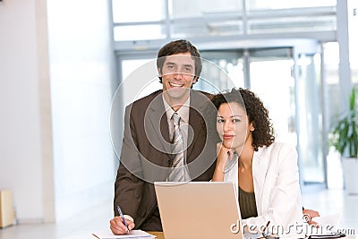 Portrait of business colleagues Stock Photo