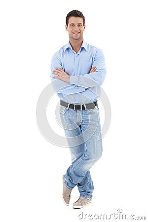 Portrait of casual businessman Stock Photo