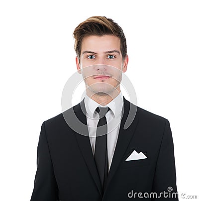 Portrait Of Confident Businessman Stock Photo