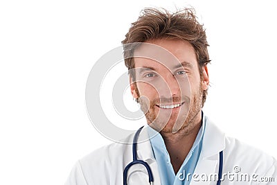 Portrait of confident smiling doctor Stock Photo