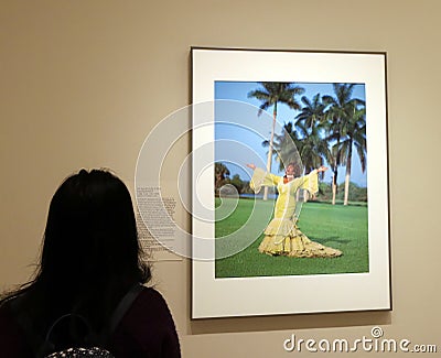 Singer, Celia Cruz At The National Portrait Gallery Editorial Stock Photo