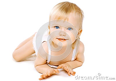 Portrait cute little girl Stock Photo