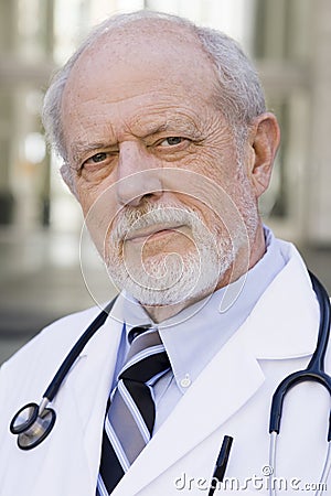 Portrait of Doctor Stock Photo