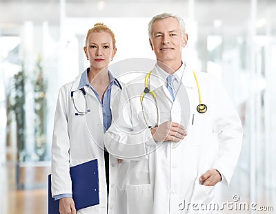 Portrait of doctors. Stock Photo