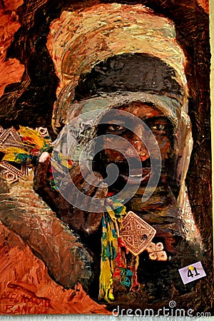 Portrait of an Ethiopian man, Addis Ababa Editorial Stock Photo